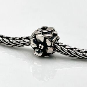 TROLLBEADS Rose Silver Bead LAA 925S NEW! Retired